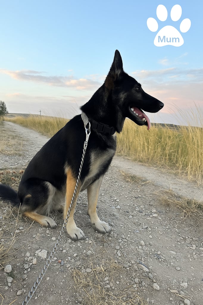 Beautiful German Shepherd × Chow × Alaskan Malamute Girl 