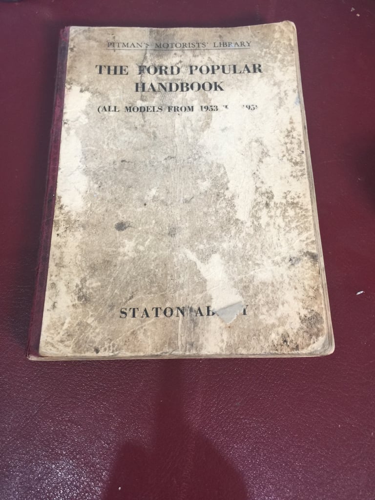 Pitman’s - The Ford Popular Handbook - 1953 to 1958. Staton Abbey - 1958