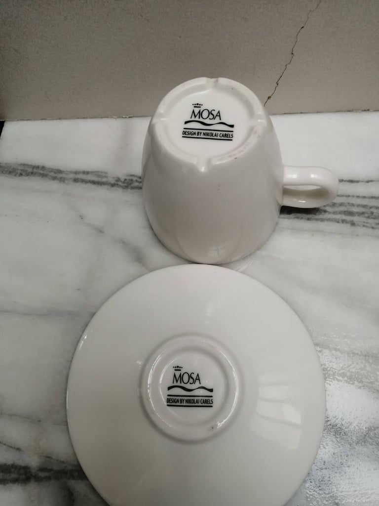 Large cup and saucer dower eggberts china as new