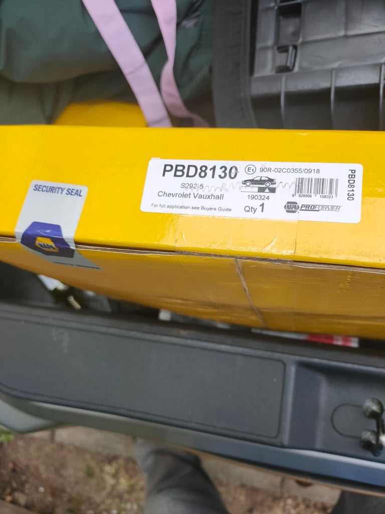 Vauxhall astra j rear discs 