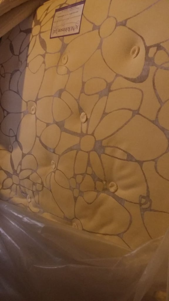image for Double divan bed with headboard 