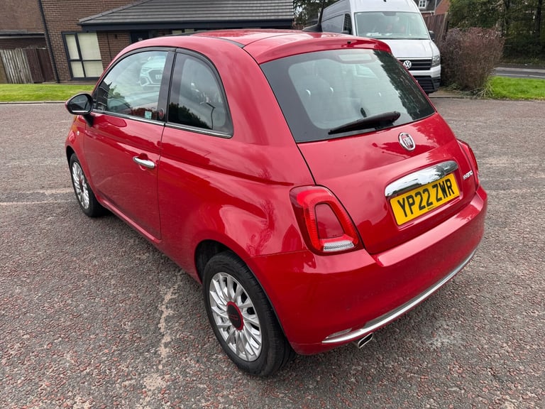 2022 Fiat 500 1.0 Mild Hybrid Red 3dr HATCHBACK Petrol Manual