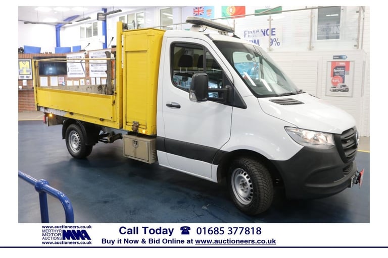 image for 2019 - 19 - MERCEDES SPRINTER 314 2.2CDI 143PS SINGLE CAB DROPSIDE C/W CRANE