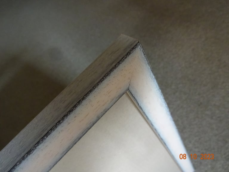 Modern picture frame as new with glazing and backboard