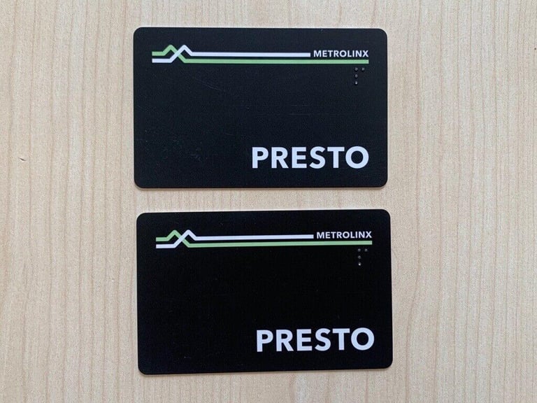 image for Canadian PRESTO cards..