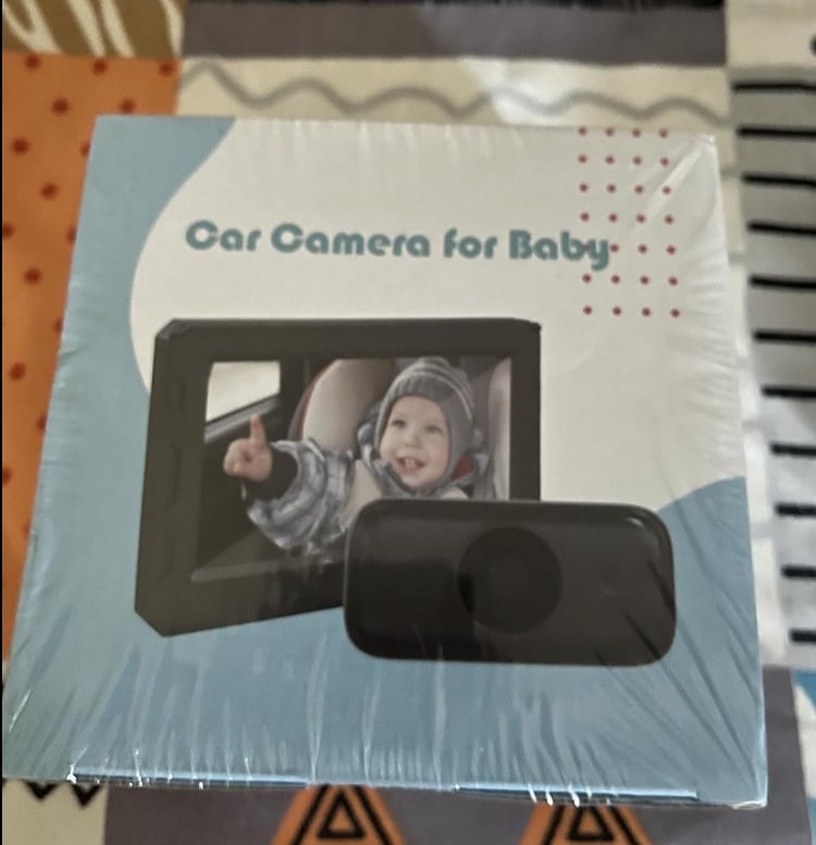Wireless Baby Car Camera 1080P Night Vision Monitor No WiFi Needed 40H Battery