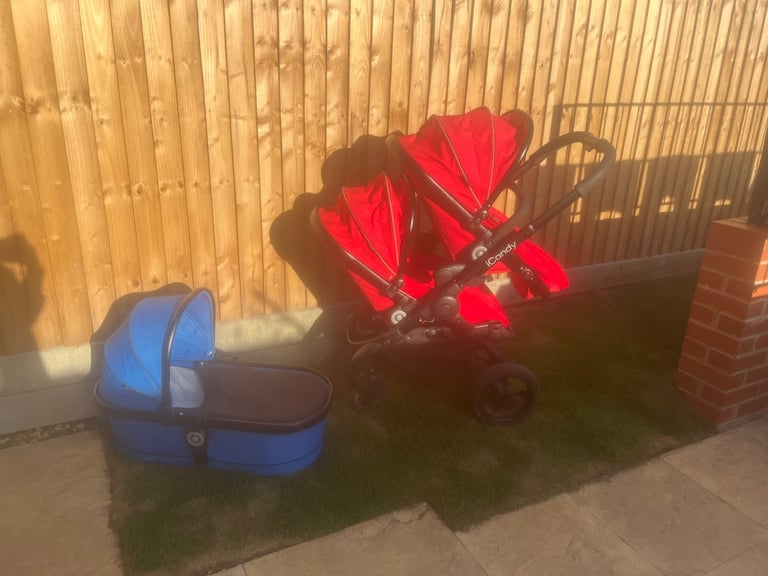 image for I candy peach 3 double pram