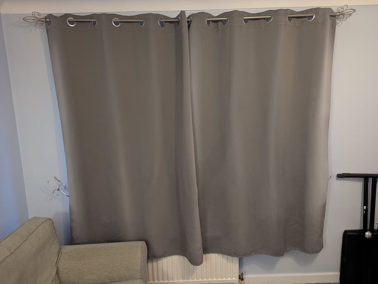 Grey Curtains 