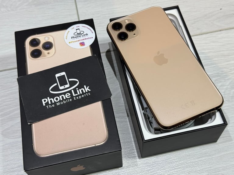 image for 📱 Gold Apple iPhone 11 Pro 256GB Unlocked All Networks 🔋 100% + Warranty 🍎 - P435