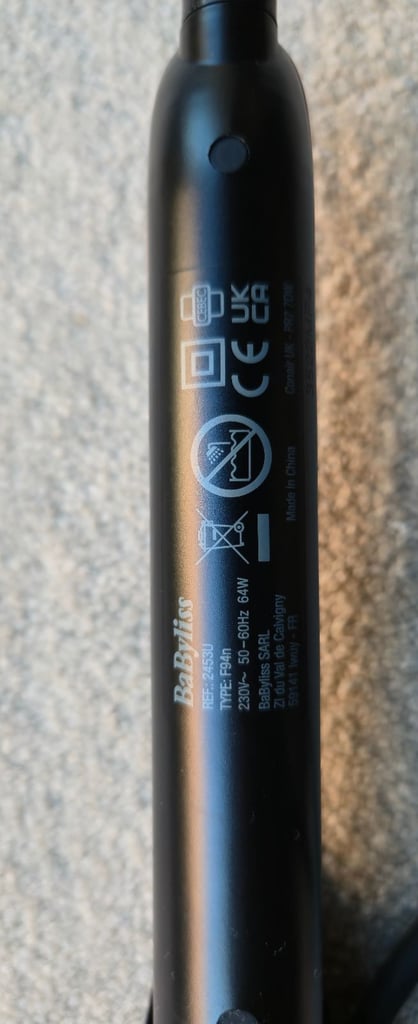 BaByliss Red Hair Curling Wand Barrel Tong Curler New - Unused item