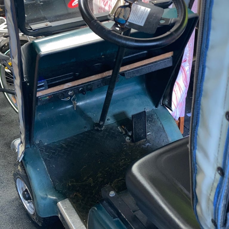 Golf buggy and trailer 