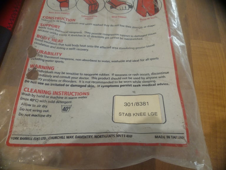 image for York body support Stab knee Large 