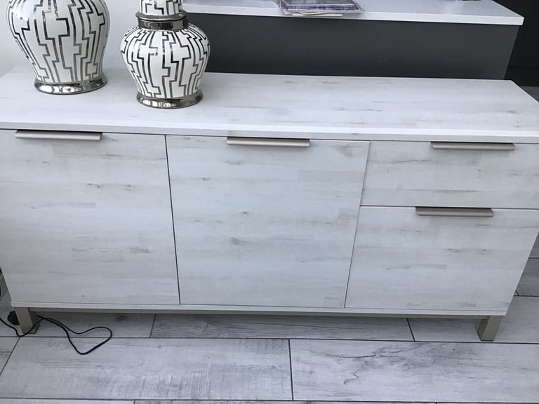 image for White washed look side table 