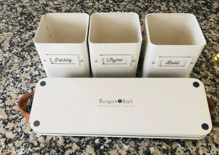 image for Herb pots & tray set