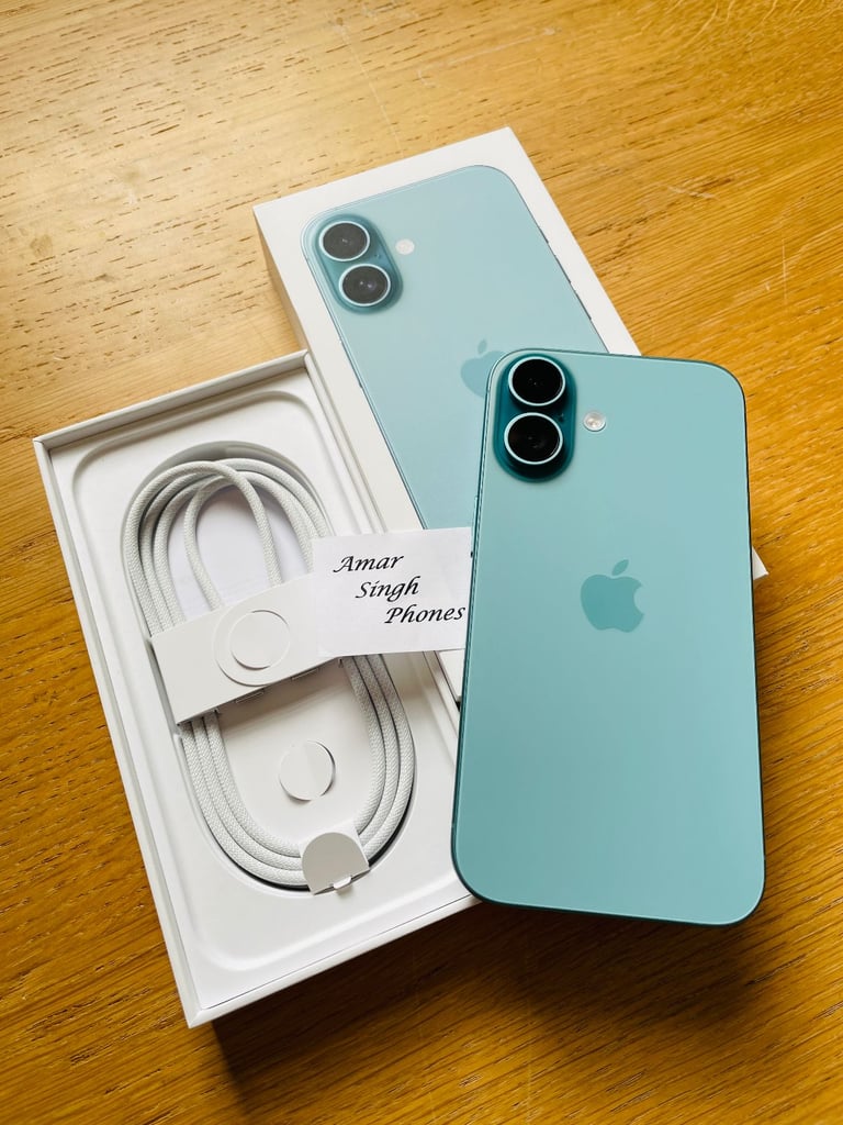 image for Iphone 16, Teal, 256GB, 12 Months Warranty! (C337)