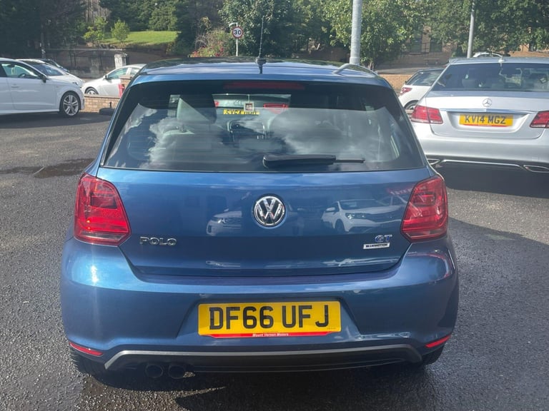 2016 Volkswagen Polo 1.4 TSI BlueMotion Tech ACT BlueGT Euro 6 (s/s) 5dr HATCHBACK Petrol Manual