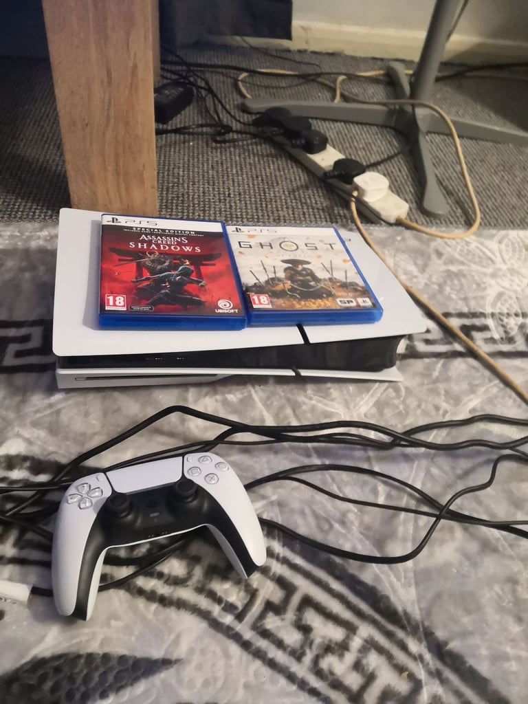 image for Ps5 disk console with 2 games