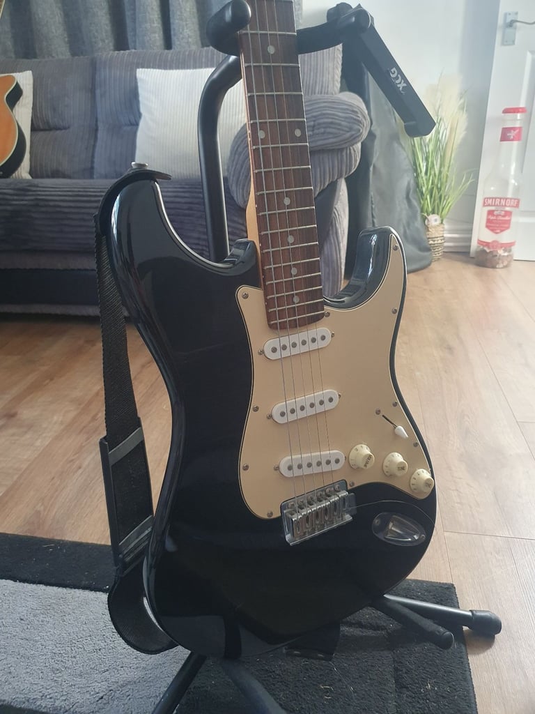 Fender squire strat electric guitar 