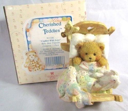 image for Cherished Teddies Bear "Cradled With Love" Boxed with Certificate