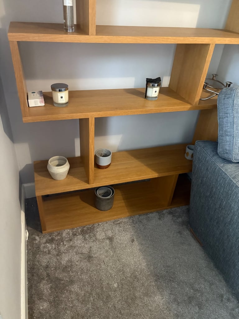 John Lewis Oak living room furniture set- tv unit, table and sideboard