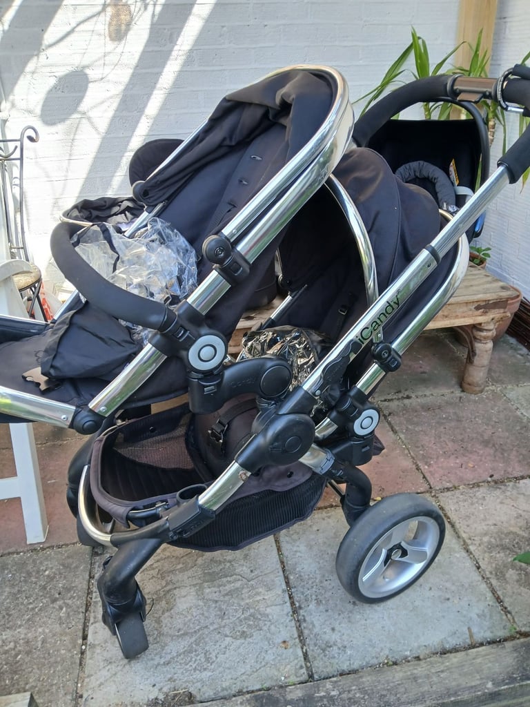 iCandy Peach 2 2in1 Black Double Travel System