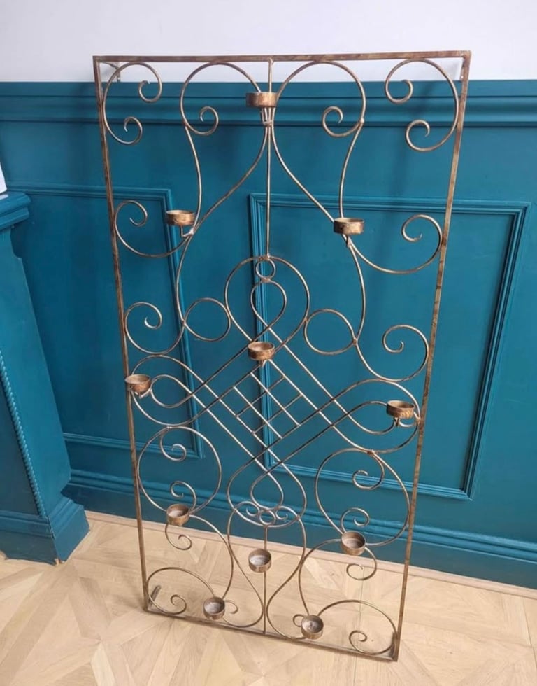 Brass Tea Light Wall Mount