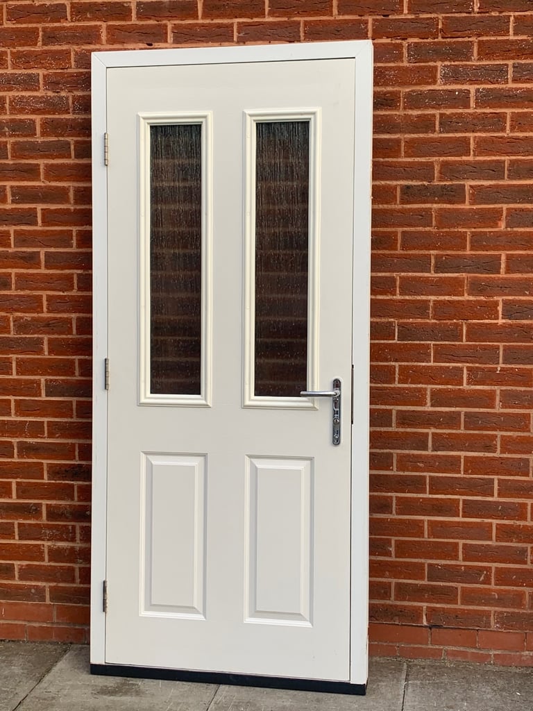 DOUBLE GLAZED COMPOSITE BACK DOOR IN ANTHRACITE GREY 92.5cm WIDE 207cm HIGH Can Deliver