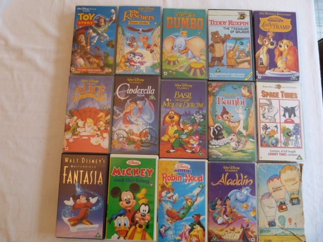 image for VHS Tapes Childrens Cartoons