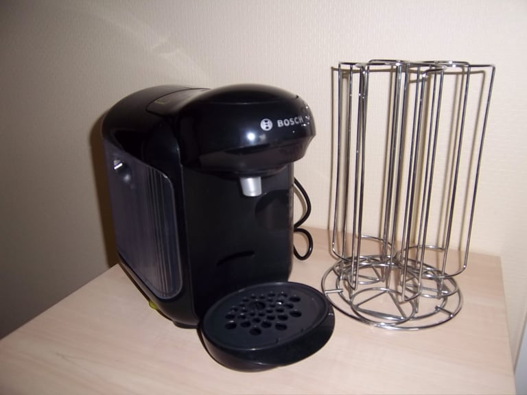 Tassimo Vivy 2 Coffee Machine with Pod Rack