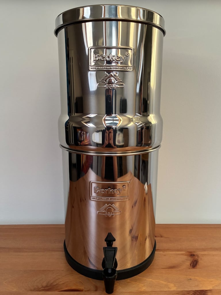 image for Big Berkey Water Filter System Stainless Steel 8.5L 2.25 Gal Purifier Gravity