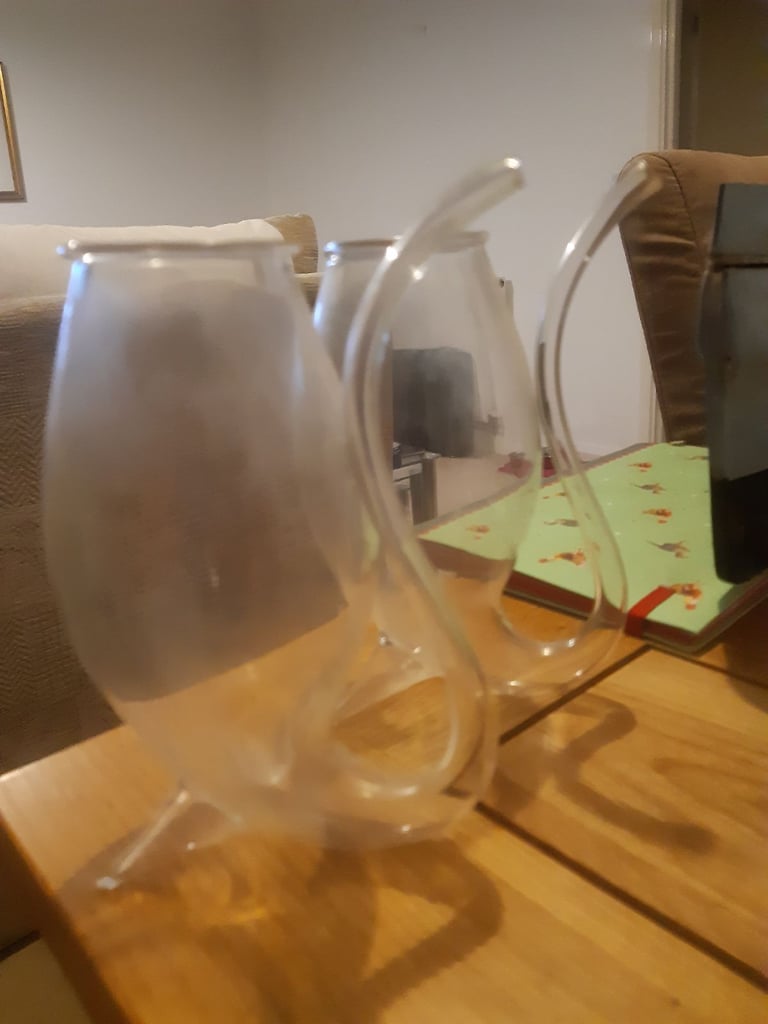 Pair of old Port/Sherry tasters/glasses