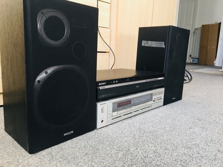 Japanese technics amp/230W Sony hard drive DVD player/Aux/USB/160GB hard/ HDMI etc 