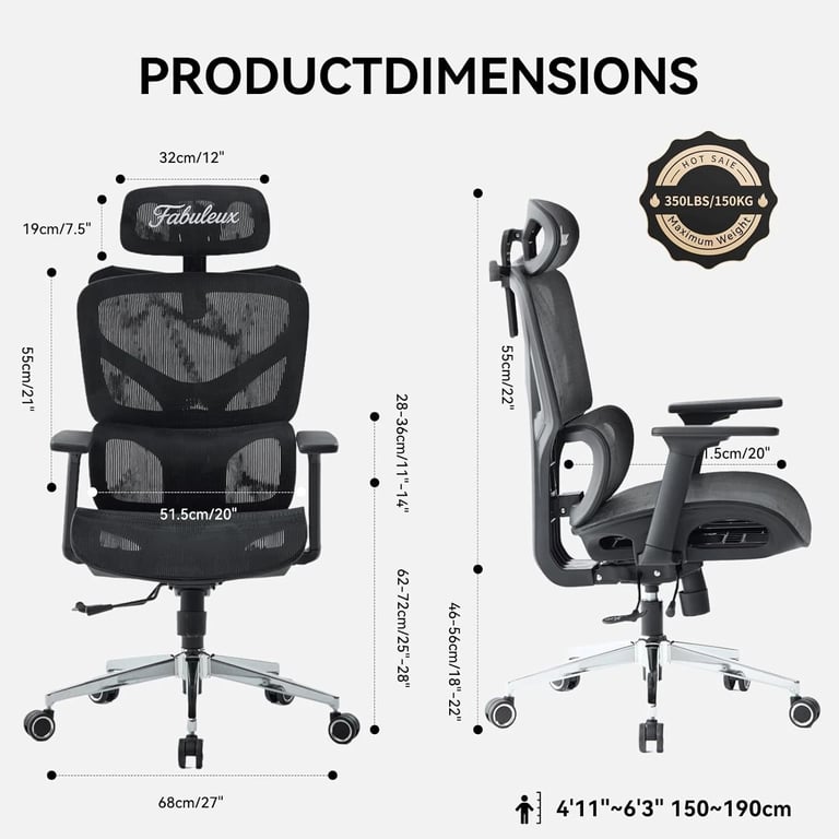 Brand new Fabuleux office chair for gaming, office or everyday pc use. 