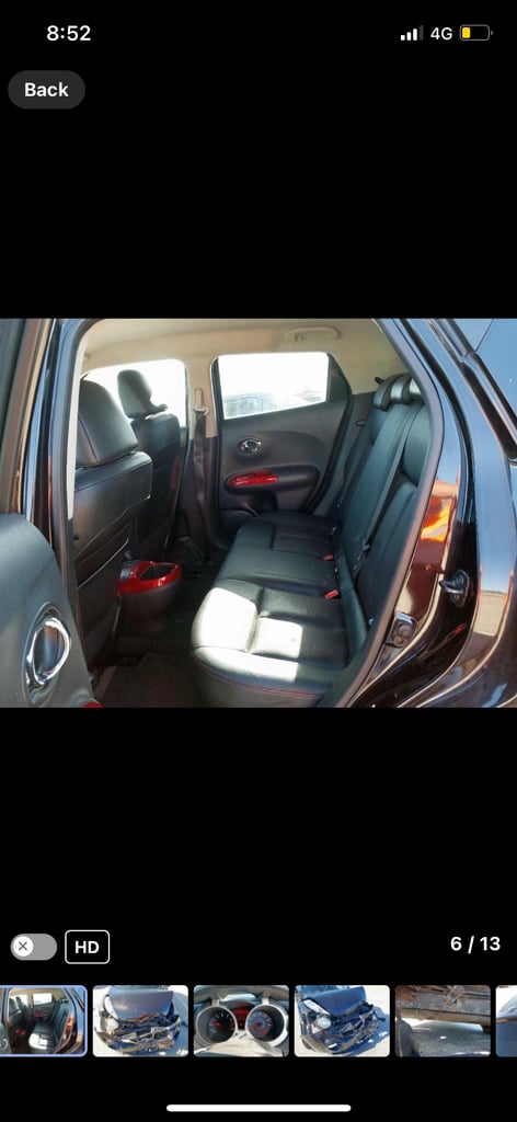 2017 Nissan juke CVT AUTOMATIC BREAKING PARTS ONLY 