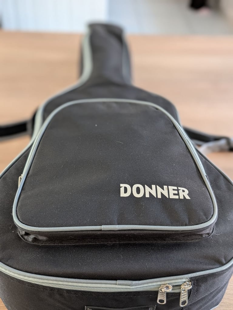 donner DAD 160S starter acoustic guitar and extras