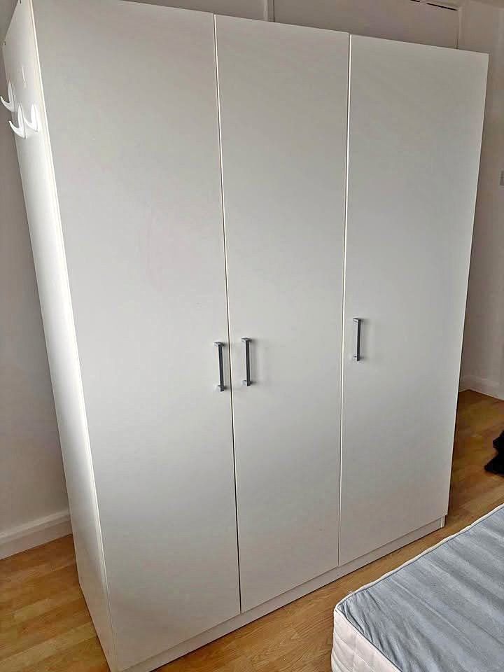 Modern Bedroom Furniture-Bedroom Suit Includes Wardrobe, Chest Of Drawers and Bedside Cabinet with H