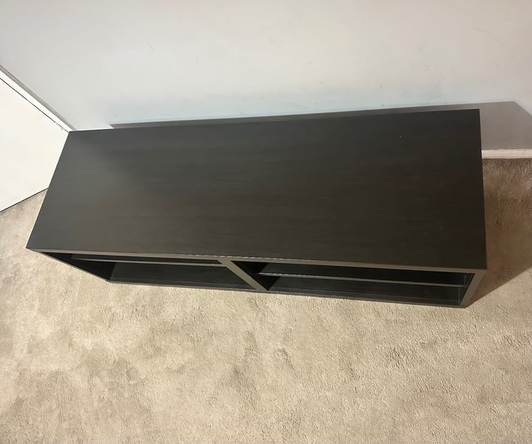 IKEA BESTÅ TV bench in black-brown