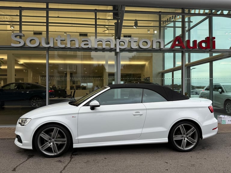 2015 Audi A3 Cabriolet 1.4 TFSI CoD S line Convertible 2dr Petrol S Tronic Euro 6 (s/s) (150 ps) ...