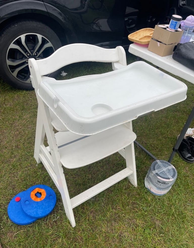 image for Hauck White High Chair 