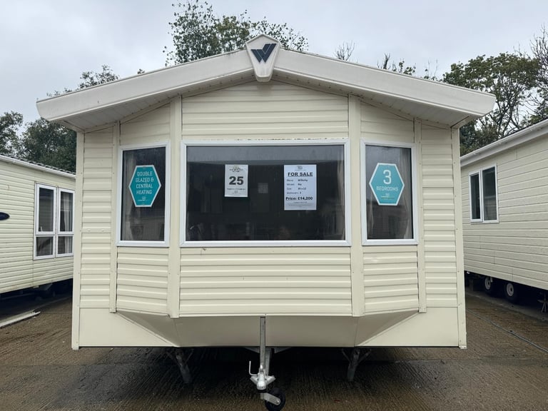 3 Bed Willerby Static Caravan - DG, CH - Offsite, Own Land, Self Build, Farms