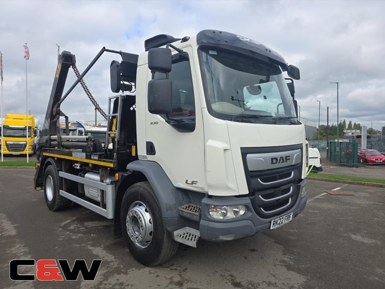 2022 (22) DAF FA LF 230 18T 4x2 Skip Loader - 147,000KMS