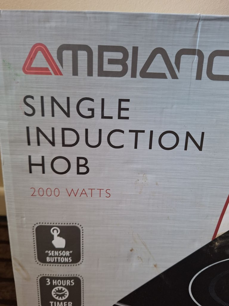 Single Induction Hob, Portable, Worktop. Brand New in Box 