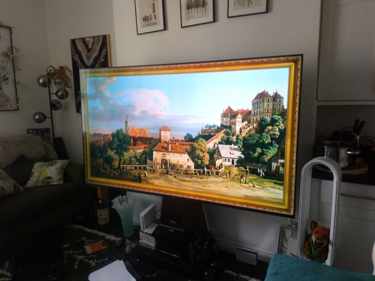 TV Stand with Mount for 37-90" TVs - Oak / Walnut / Black / White £100 /cost £200