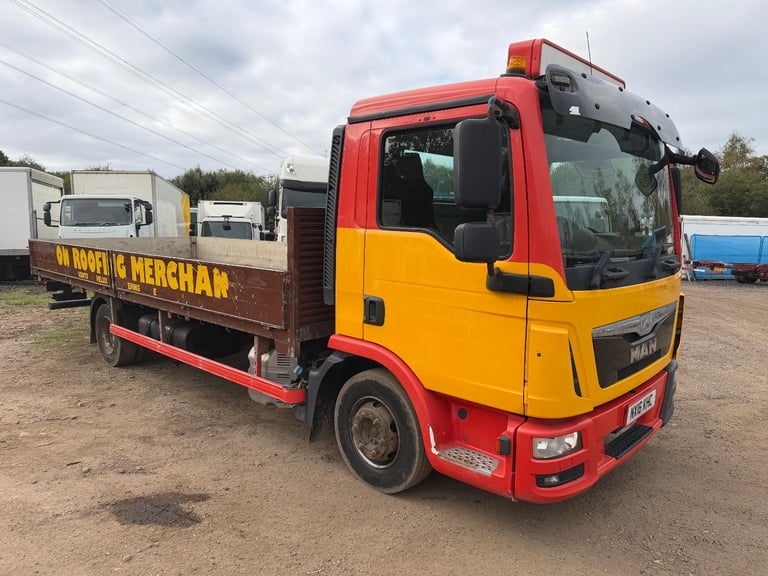 image for MAN TGL 8.180 2016 7.5 ton 20ft drop side flat bed EURO 6 auto air con