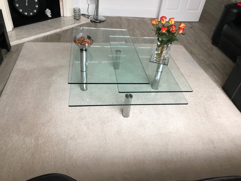 Glass Square Coffee Table
