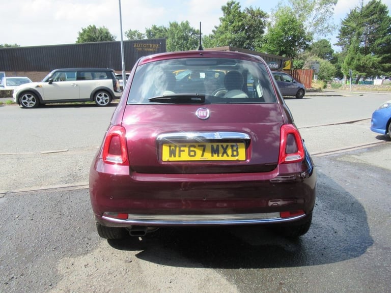 2017 67 FIAT 500 1.2 LOUNGE HATCHBACK 3DR PETROL MANUAL EURO 6 (S/S) (69 BHP)