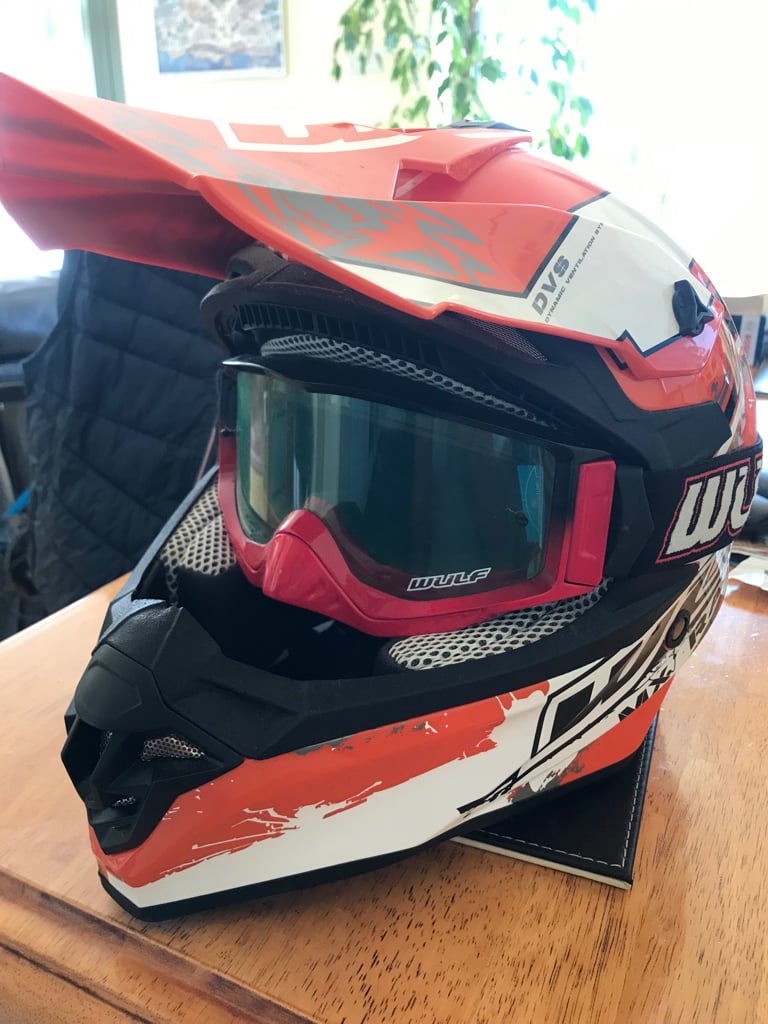 Wolf moto x helmet 
