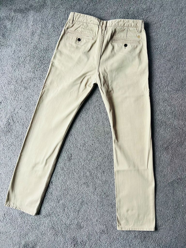 Mens trousers - TIMBERLAND (STONEHAM); 32" waist; colour beige