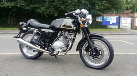 BRAND NEW AJS CADWELL 125 CAFE RACER VINTAGE RETRO MOTORCYCLE LEARNER LEGAL EFI