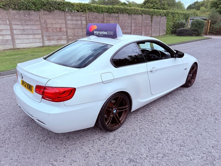 2012 12 BMW 320D 2.0 SPORT PLUS 6 SPEED MANUAL COUPE STUNNING PEARL WHITE 